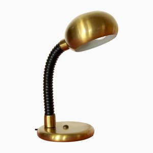 Vintage Brass Desk Lamp, Italy, 1970s