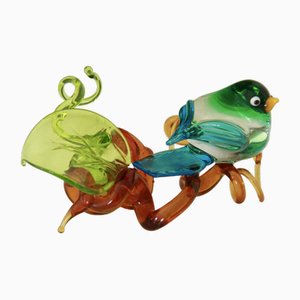 Mid-Century Vogelskulptur aus Muranoglas, Italien, 1960er