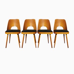 Esszimmerstühle von Oswald Haerdtl, 1950er, 4er Set