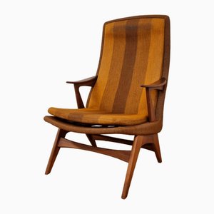 Chaise Satelitte à Dossier Haut par Karl Edvard Korseth, Norvège, 1950s