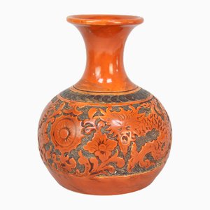 Jarrón oriental vintage, años 70