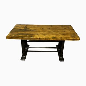 Worktable with Cast Iron Legs