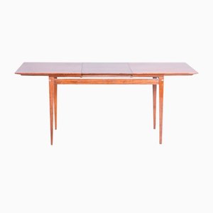 Table Pliante Mid-Century en Noyer par Mier Topolcany, République Tchèque, 1950s