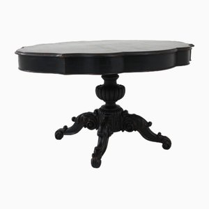 Antique French Black Patinated Table, 1890s