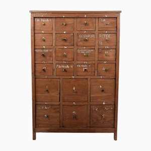 Wooden Workshop Chest of 22 Drawers, 1800s