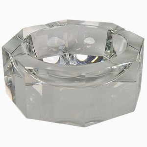 Mid-Century Modern Art Nouveau Style Crystal Ashtray from Moser, 1940s