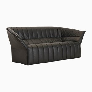 Moel Sofa in Leather by Inga Sempé for Ligne Roset
