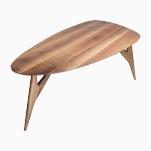 Medium Ted Table in Walnut by Kathrin Charlotte Bohr for Greyge