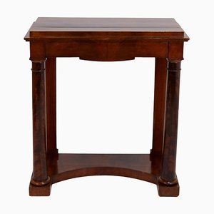 French Empire Console Table in Mahogany, 1810s