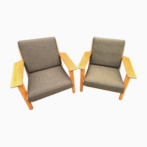 Set of G290 Chairs in Oak by Hans Wegner for Getama, 1960s