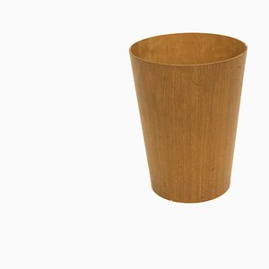 Teak Paper Basket by Martin Åberg for Servex, Sweden, 1960s