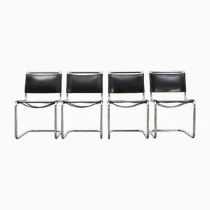S33 Dining Chairs by Mart Stam for Thonet, 1980s, Set of 4
