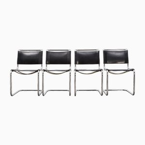 Sedie da pranzo S33 di Mart Stam per Thonet, anni '80, set di 4