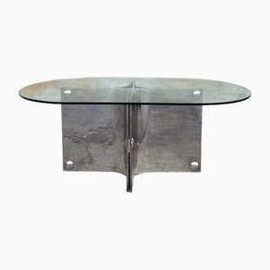 Mid-Century Modern Dining Table in Steel, 1970