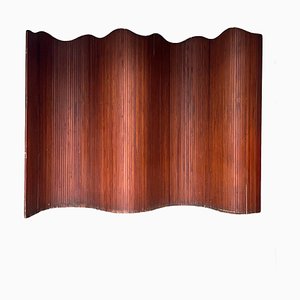 Large Tambour Room Divider by Jomain Baumann, 1940s