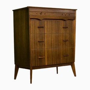 Mid-Century Chest of Drawers in Walnut from Waring and Gillow, 1960s