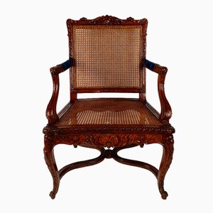 Regency Style Armchair in Walnut, 18th Century