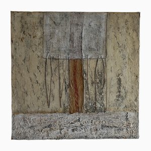 Anni Fiil, Collage abstracto, 2000s, Técnica mixta
