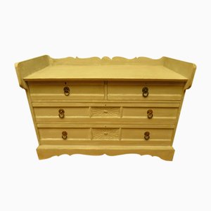 Gustavian Hand-Painted Washstand Chest of Drawers, 19th Century