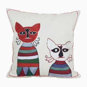 Suzani Cat Cushion Cover