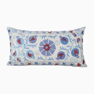 Uzbek Traditional Pastel Suzani Cushion Cover