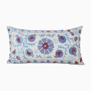 Uzbek Traditional Pastel Suzani Cushion Cover