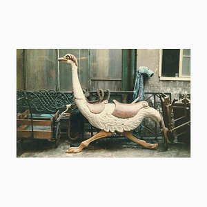 Peter Cornelius, Paris in Color: Ostrich, 1956-1961 / 2023, Impresión con pigmento de archivo