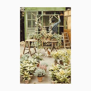 Peter Cornelius, Paris in Color: Flower Market, 1956-1961 / 2023, Tirage pigmentaire d'archives