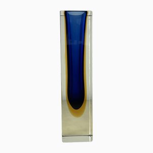 Sommerso Murano Glass Vase, Italy, 1970s