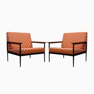 Poltrone minimaliste di Rolf Grunow per Walter Knoll, anni '60, set di 2