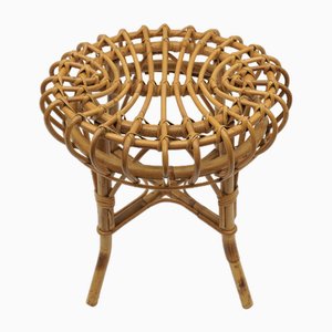 Tabouret en Bambou par Franco Albini, Italie, 1950s