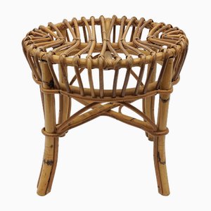 Taburete de bambú de Franco Albini, Italia, años 50