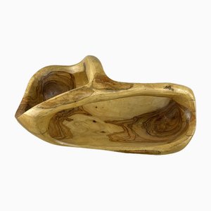 Olive Wood Centerpiece, Italy, 1960s