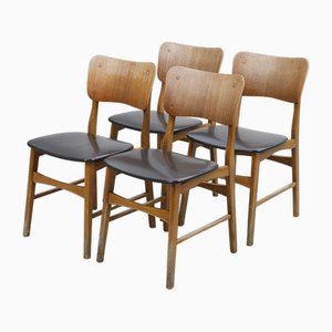 Vintage Dining Chairs by Jb Kofod-Larsen for Boltinge Stolfabrik, Denmark, 1960s, Set of 4