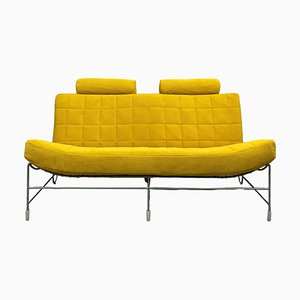 Vintage Yellow Volare 2-Seater Sofa by Jan Armgard for Leolux