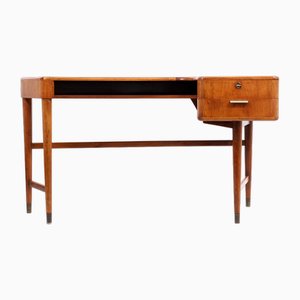 Writing Desk in Walnut attributed to A.A. Patijn for Zijlstra Joure, 1950s