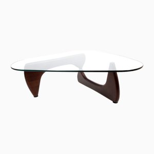 Coffee Table in Walnut attributed to Isamu Noguchi from Herman Miller, 1950s