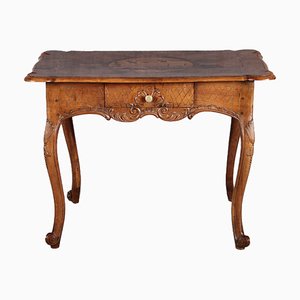 Antique Small Rococo Table Desk in Walnut, 1760