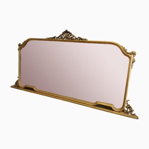 Large Gilt Over Mantle Mirror, 1930s
