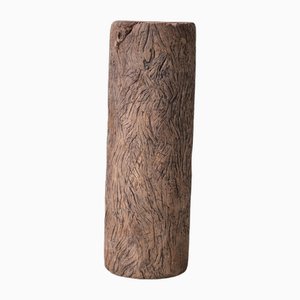 Vintage Wabi-Sabi Wooden Pedestal