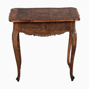 Tavolino antico rococò in noce, 1800