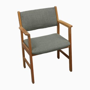 Vintage Grey Fabric Chair from Edsbyverk, Sweden, 1960s