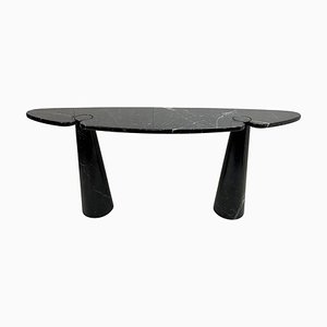 Black Marquina Marble Eros Console by Angelo Mangiarotti for Skipper, Italy