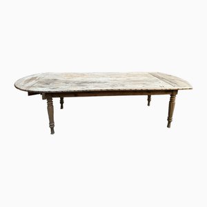 Large Estaminet Table, Early 20th Century