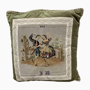 Late 19th Century Needlework Cushion