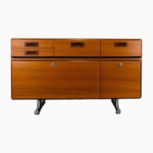 Vintage Bauhaus Sideboard with Chome Feet