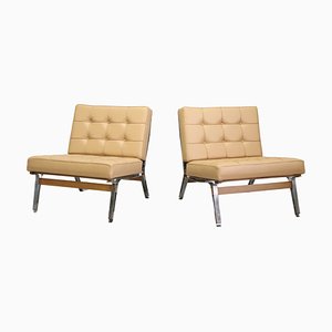 Leather Armchairs by Ico Parisi for Cassina, 1957, Set of 2