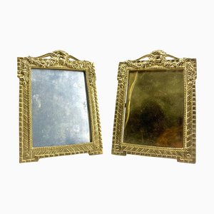 Picture Frame in Polished Brass, 1900s, Set of 2