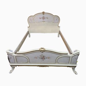 French Crackle Finish Bed Frame