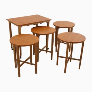 Nesting Tables by Poul Hundevad, Set of 5